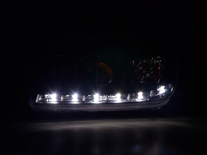фото №3, Лампы перед daylight led vw bora 1j 99-04 чёрные