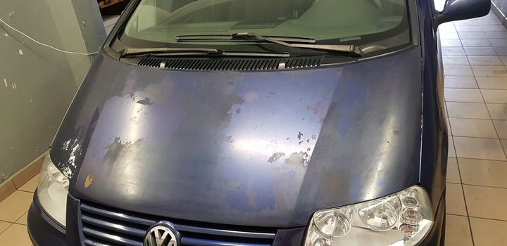 фото №1, Капот кришка двигуна vw sharan колір lb5n 2000-10