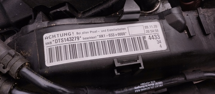 фото №13, Двигатель комплектный vw passat b8 рестайлинг 20r 2.0 tdi dts 110kw 150km 61tys