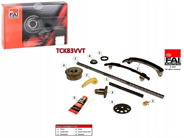 фото №1, Набор цепи распределительный вал toyota 2,0vvt-i rav4 camr