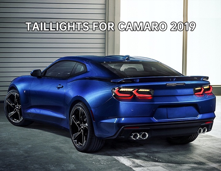 фото №6, Chevrolet camaro 2019-2023 лампа лампи зад комплект led vland європа