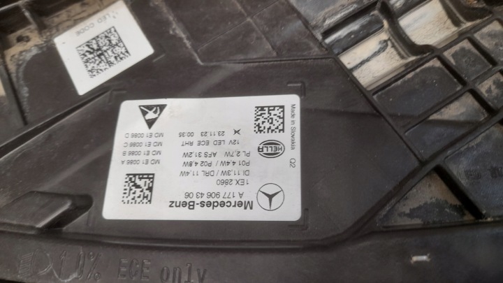 фото №6, Mercedes w177 рестайлінг фара ліві перед повний led a1779064306 європа