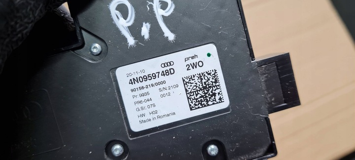 фото №8, A6 c8 4k панель керування сидіння електричний правий перед 4n0959748d a7 4k