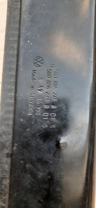 фото №5, Панель під лобовим склом жолоб volkswagen golf vii 5g0805275b