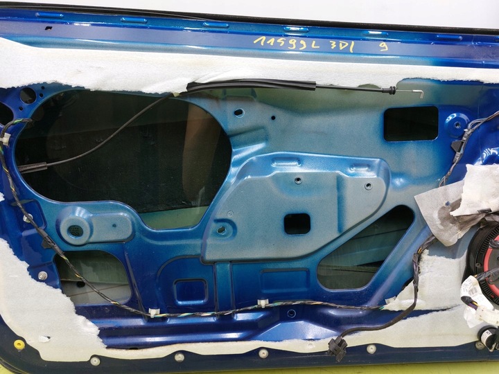 фото №10, Двері ліві fiat grande punto 2005–2012 3 двері 599/a темно-синій