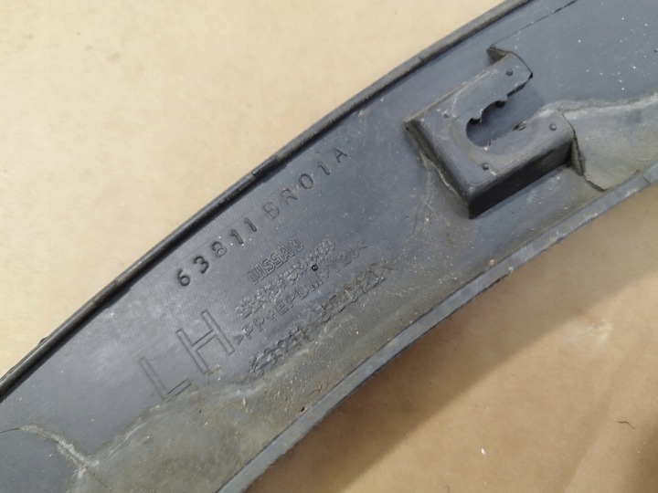 фото №12, Планка крила перед ліва nissan qashqai j10 2006-2014 63811br01a oem