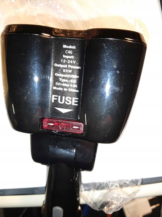 фото №4, Прикурювач, зарядний пристрій, usb, тип c, socket adapter/12-24v