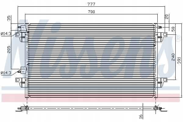 фото №8, Радиаторов кондиционера конденсатор nissens 94551 []