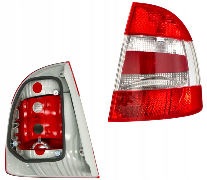фото №9, 2x лампа зад сплав левая правая kpl skoda superb 2006-2008