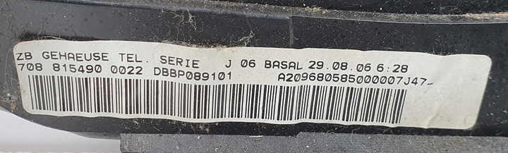 фото №8, Тунель середній підлокітник mercedes w209 європа