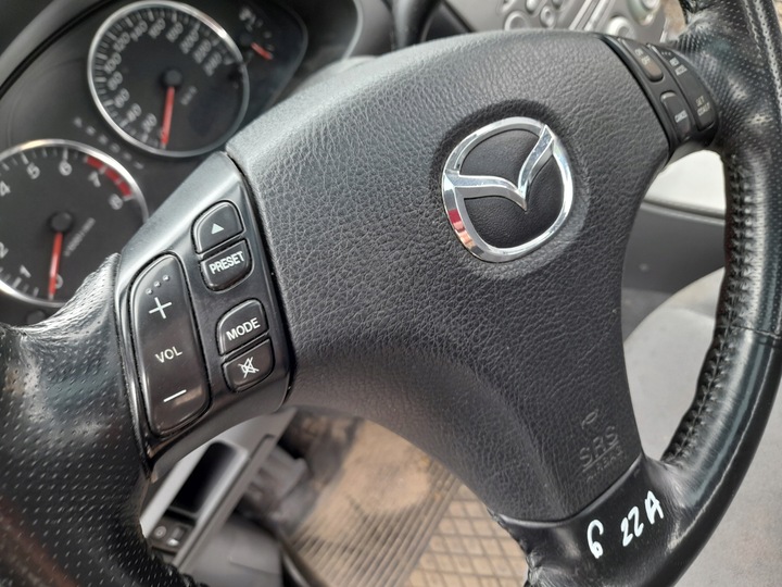 фото №7, Mazda 6 руль кожа мульти многофункциональный трёхспицевый подушка безопасности водителя