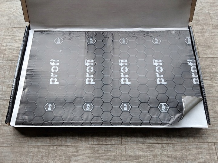 фото №7, Stp profi 2,5mm коврик butylowa шумопоглощающая premium tłumienie колебания вибрации