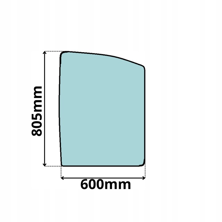 фото №1, Скло права опускна w двері iveco daily 2 3 ii 0246