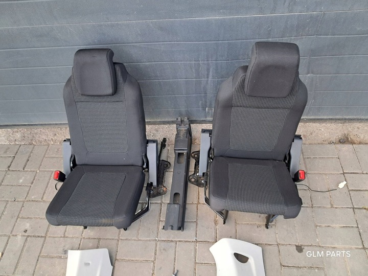 фото №5, Peugeot 5008 i сидіння задні iii третього rzędu комплект ремені кронштейни