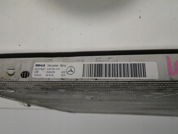 фото №8, Mercedes sprinter w907 907 w910 910 радиаторов воды nt низкотемпературная