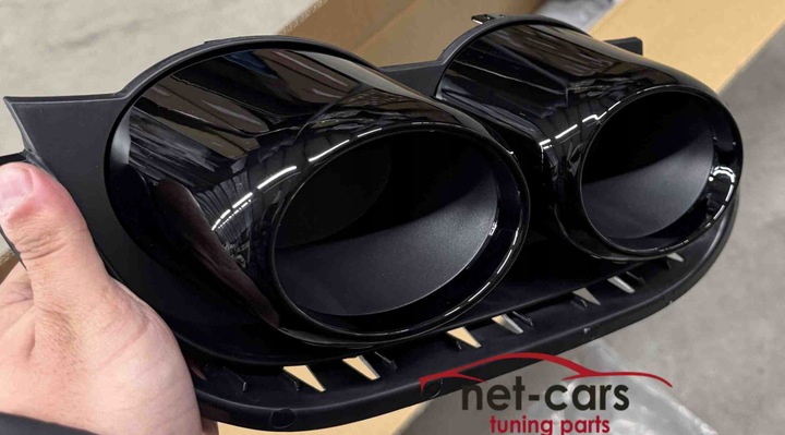 фото №10, Диффузор спойлер audi a6 c8 18- wz rs6 pod бампер s line s6 чёрный tdi tfsi