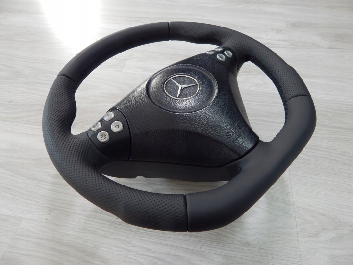 фото №7, Mercedes slk r171 w203 рестайлінг кермо нова шкіра sport подушка a171460103