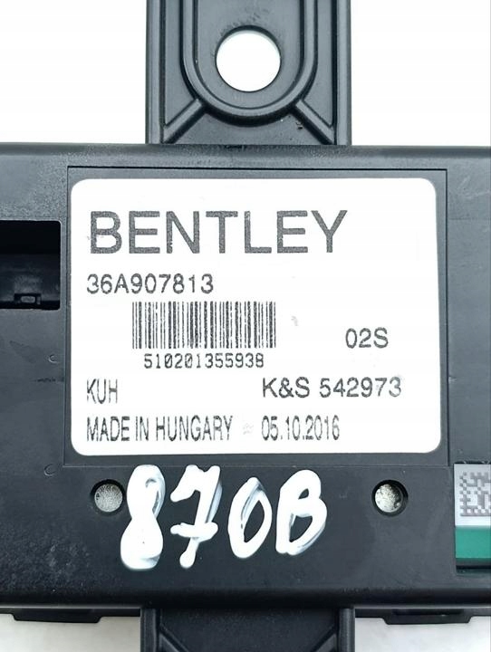 фото №8, Модуль управляющий bentley bentayga 2017 36a907813