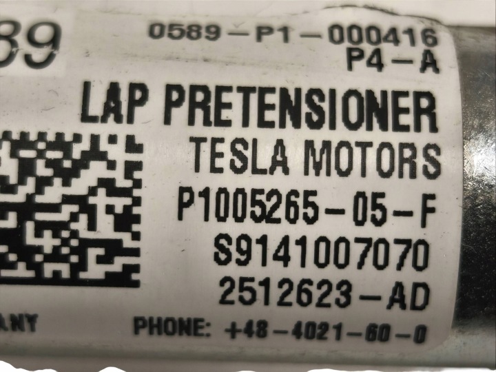 фото №8, Скоба ремня передней правая сторона tesla модель s p100526505f