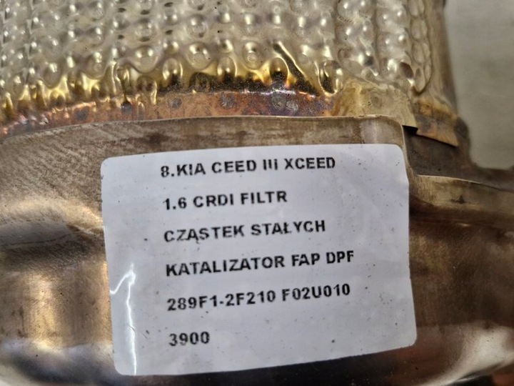 фото №6, Kia ceed iii xceed 1.6 crdi фильтр частиц твердых катализатор fap dpf