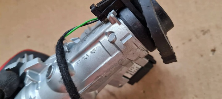 фото №10, Q3 83a замок зажигания руль + ключ 1k0905851 81a837220