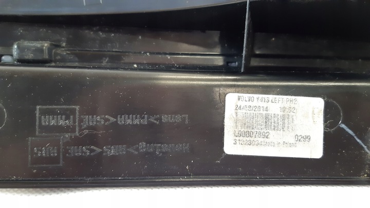 фото №10, Volvo xc60 i рестайлинг лампа левая зад 31323034