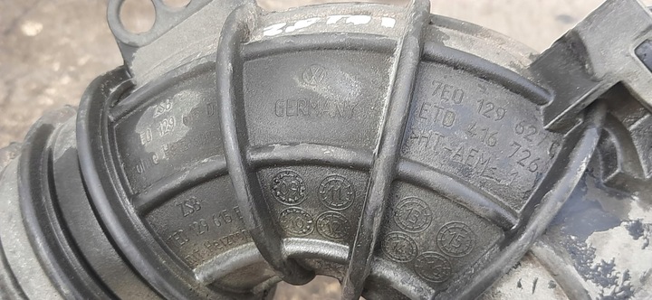 фото №7, Шланг шланг повітря 2.0tdi volkswagen transporter t5 7e0129627c