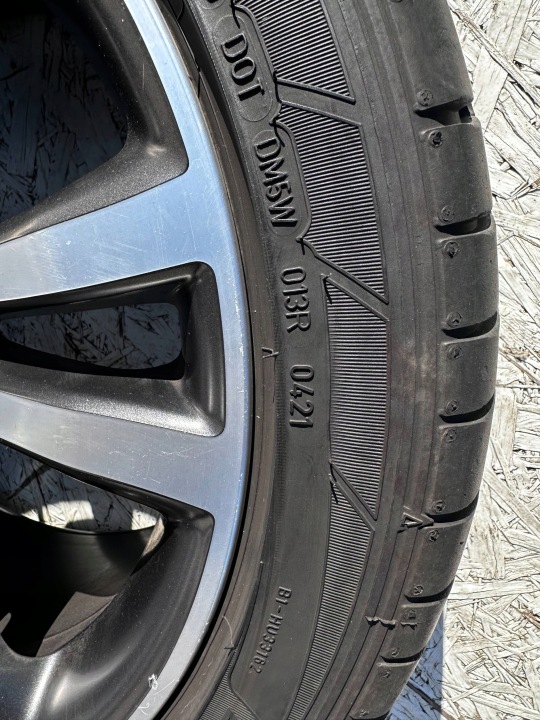 фото №15, Tiguan 5n рестайлінг диски  алюмінієві диски диски 19" dunlop шини 255/40/19 літні