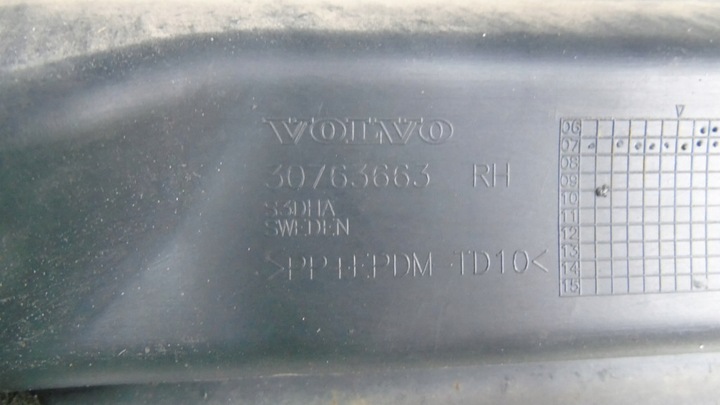 фото №7, Планка пороговая правая volvo xc70 ii 30763663