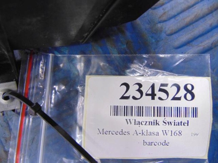 фото №7, Mercedes w168 1.4b вимикач світла 1685450104