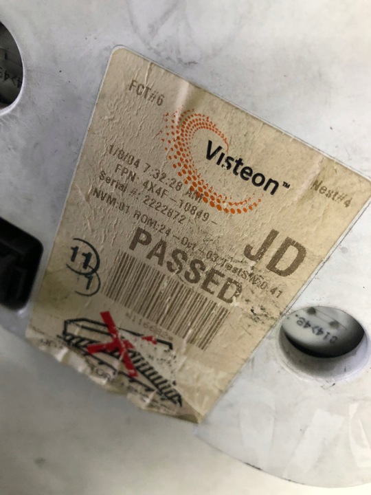 фото №7, Блок керування набір стартовий jaguar x-type 2.0 6x43-12a650-ac