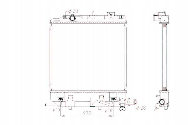 фото №2, Радиаторов двигателя mazda demio 1.5 04.00-07.03 nrf