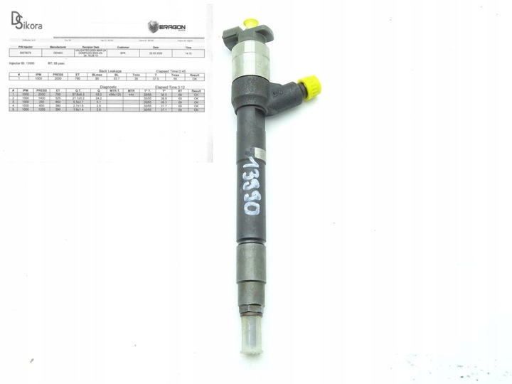 фото №1, Opel astra k 15-19 1.6 cdti форсунка denso 55578075 тест печать