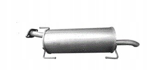 фото №1, Глушитель конечный nissan tiida poj.1,6 od 07r.