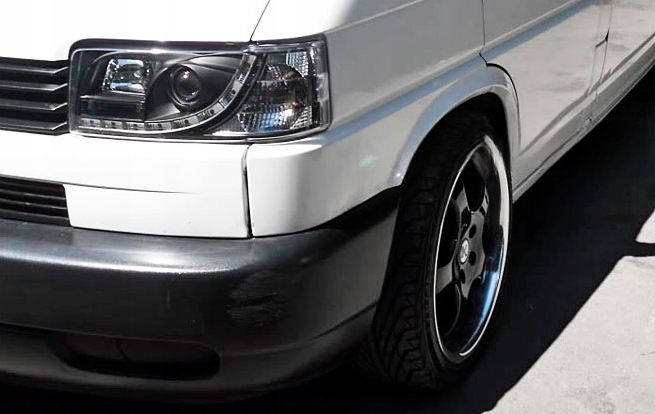 фото №9, Фари лампи + задні led vw t4 od 1990 do 2003 року daylight задні led