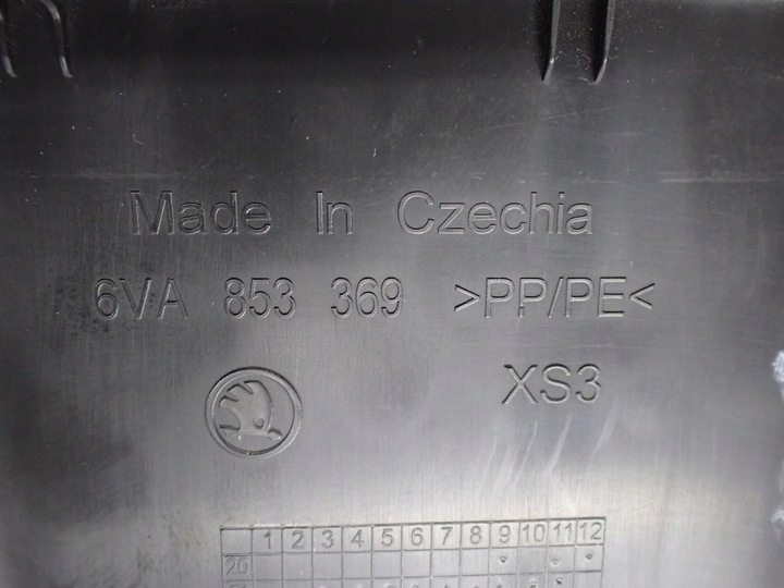 фото №9, Планка захист порога порогова ліва 6va853369 skoda fabia iv 6va 22r