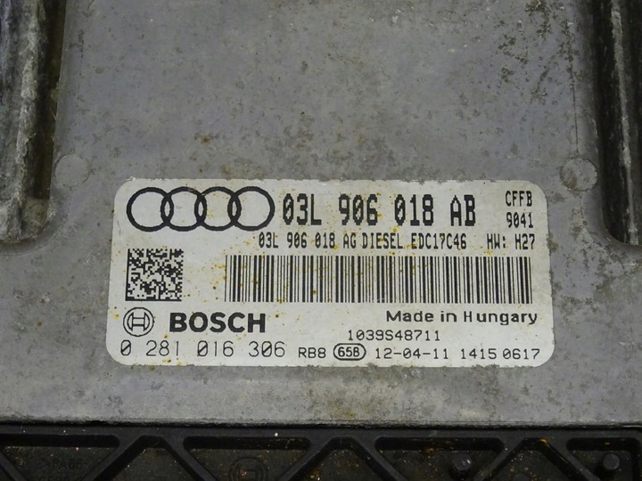 фото №12, Sharan golf vi audi a3 8p 2.0 tdi cff cffb комп'ютер двигуна 03l906018ab