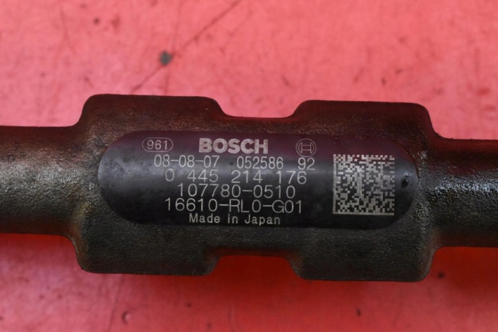 фото №9, Топливная рейка 0445214176 honda accord 8 viii 2.2 i-dtec 150 km 07-11