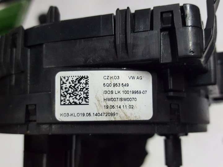 фото №3, Seat leon iii 3 12r- лента подушка безопасности сматыватель 5q0953549