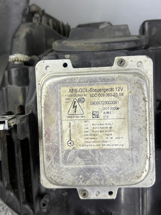 фото №6, Лампа ліва перед bi ксенон mercedes w207 e клас