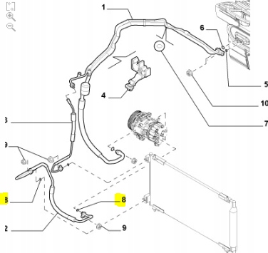 фото №7, Уплотнитель провод кондиционера fiat scudo/ulysse/phedra sk з 9645950980