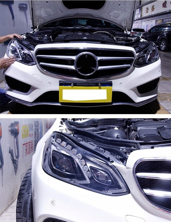 фото №13, Полный набор фары автомобильных led do mercedesa benz e-class w212 2009-2016