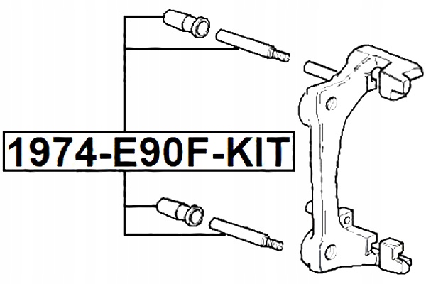 фото №2, Febest втулка направляюча затискач гальма передня