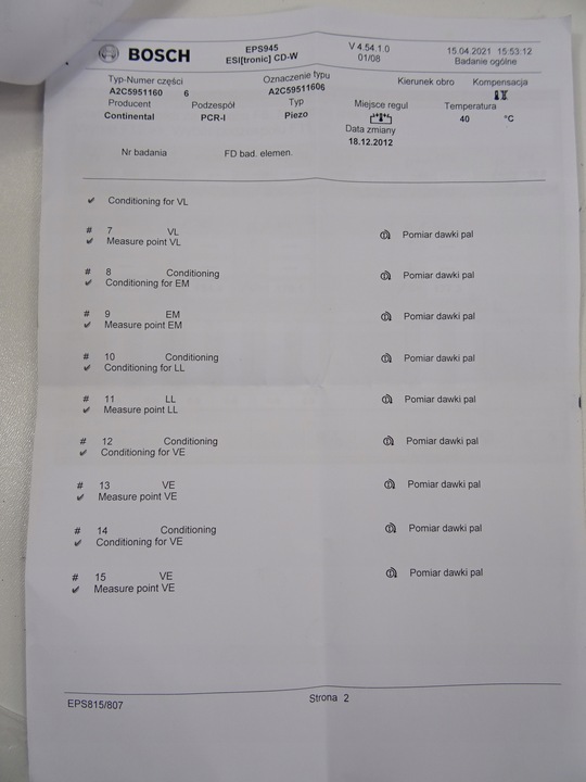 фото №16, Інжектор nissan renault 1.5 dci 8200380253 h8200294788 друк тест