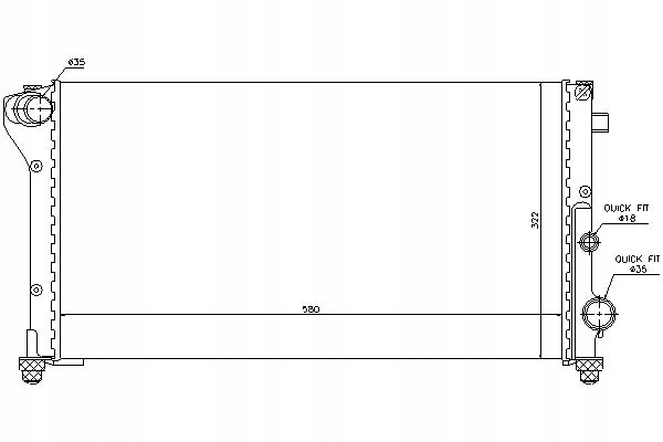 фото №12, Радиаторов воды nissens 617847
