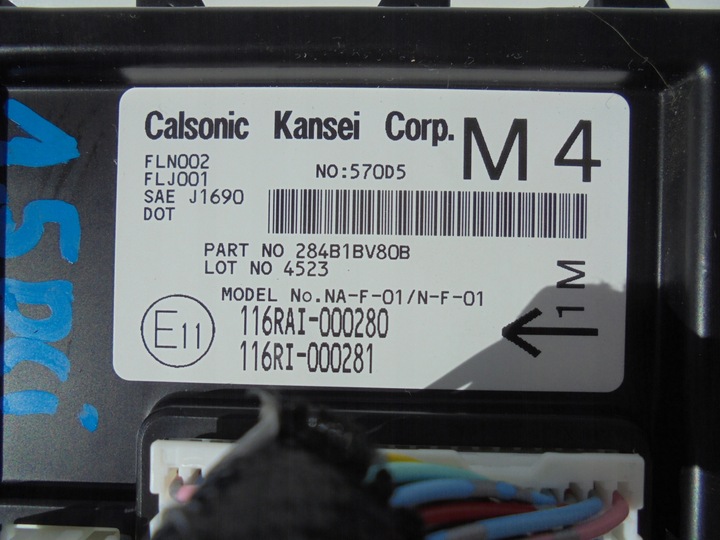 фото №7, Juke i рестайлінг f15 модуль блок керування 284b1bv80b 1.5 dci кріплення колодки