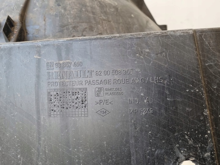 фото №3, Renault trafic ii подкрылок левая перед оригинал