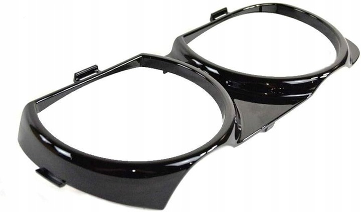 фото №1, Dodge challenger rt sxt 2015-2023 рамка панель кріплення фар лампи чорний блиск ліва