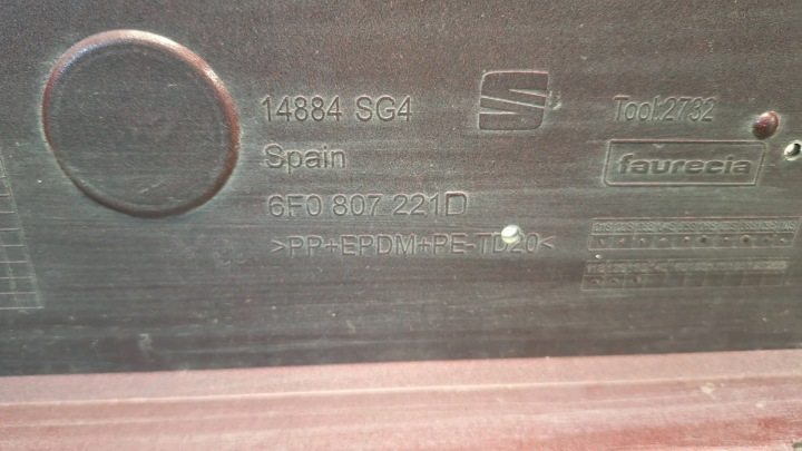 фото №9, Бампер перед 6f0807221d seat ibiza v 5 6f0 17-