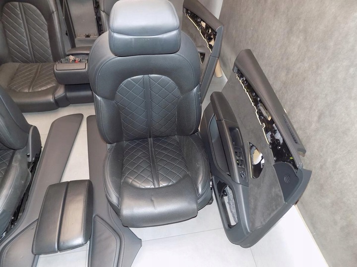 фото №3, Audi s8 d4 сидіння шкіра вентильовані масажі підігрів